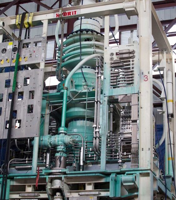 3959c341b7c4731c97c0248a86b0ff6d Scenes from a GE manufacturing site in North Houston that will be part of the company's effort to make a new generation of offshore blowout preventers, an emergency safety device that failed to stop the 2010 Gulf of Mexico oil spill, June 30, 2014 in Houston.
(Eric Kayne/For the Chronicle)